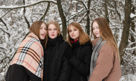 фотосессия для выпускного альбома зима 1