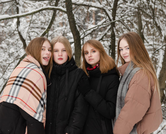 фотосессия для выпускного альбома зима 1